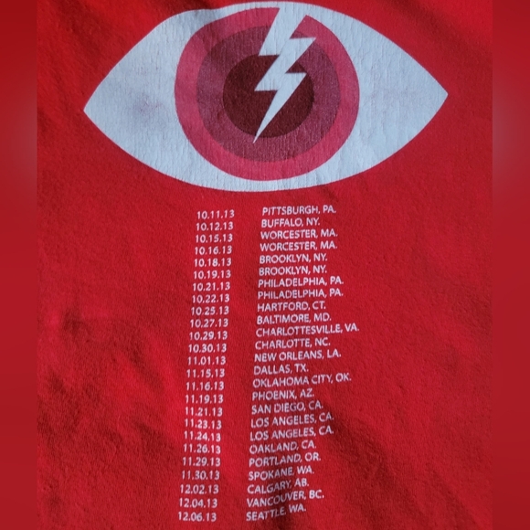 Pearl Jam 2013 Tour Shirt - Picture 3 of 5